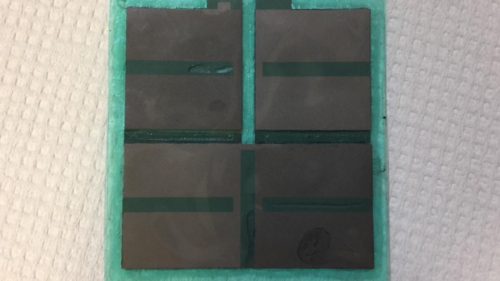 Printed Batteries on Printed Solar Prototype